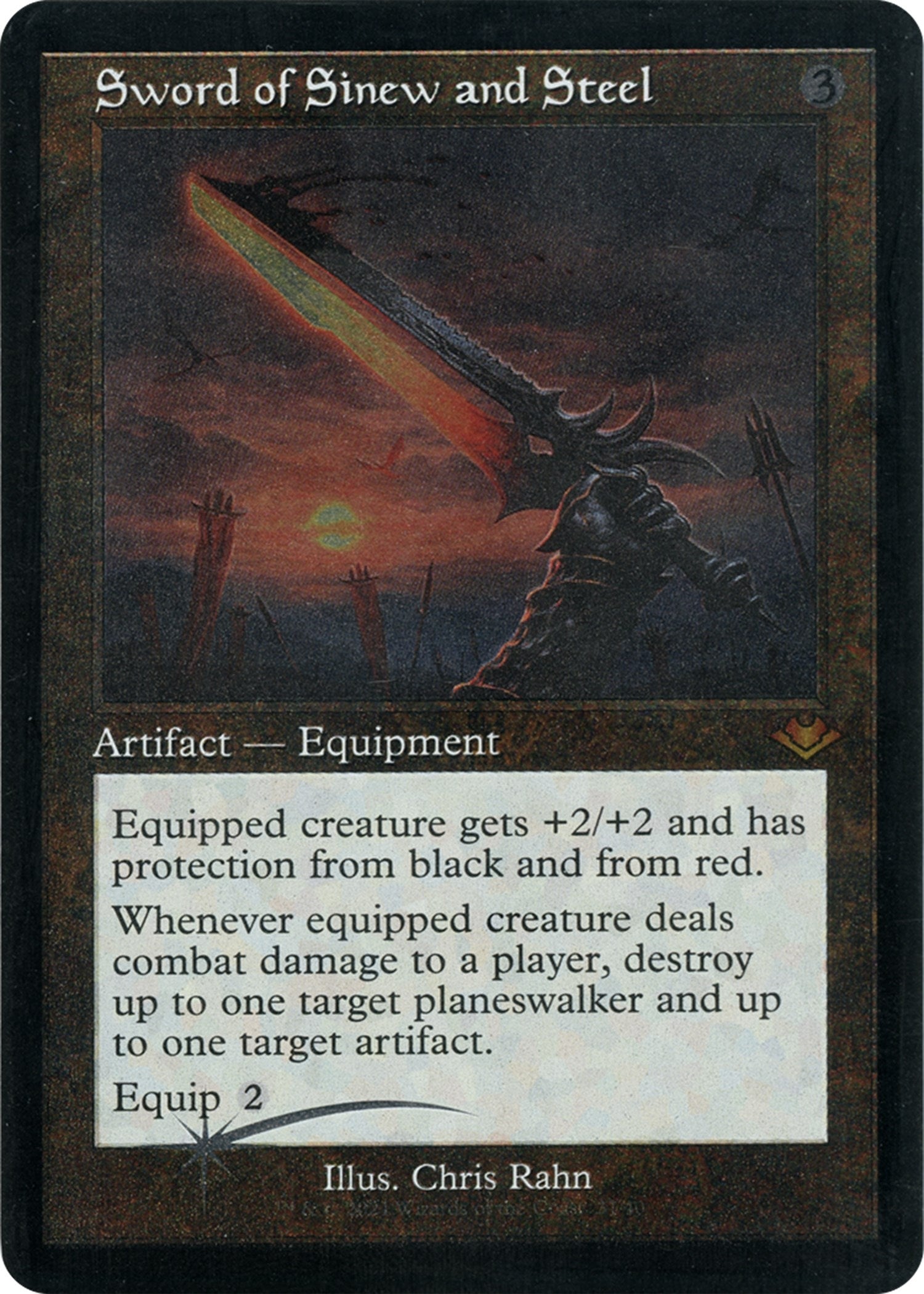 Image for Sword of Sinew and Steel (Retro Frame) (Foil Etched) (31) [Modern Horizons] - Magic: The Gathering