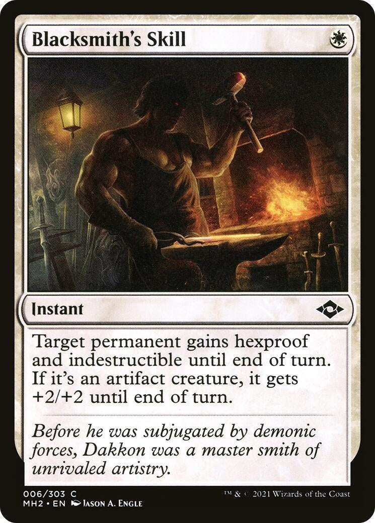 Image for Blacksmith's Skill (6) [Modern Horizons 2] - Magic: The Gathering