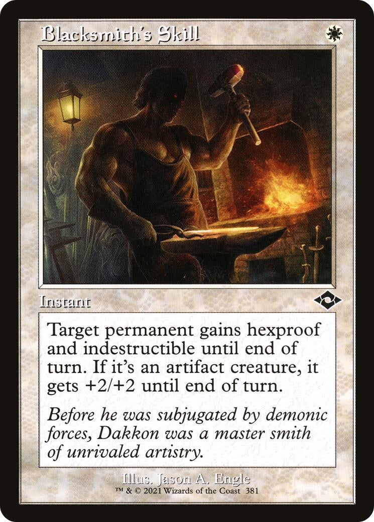 Image for Blacksmith's Skill (Retro Frame) (381) [Modern Horizons 2] - Magic: The Gathering