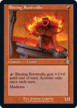 Image for Blazing Rootwalla (Retro Frame) (Foil Etched) (404) [Modern Horizons 2] - Magic: The Gathering