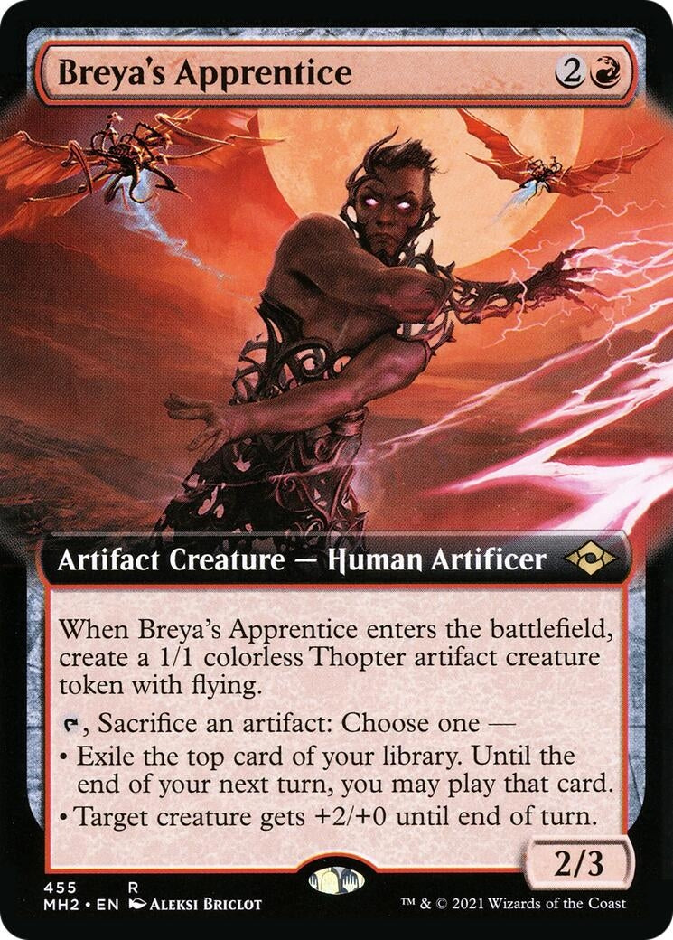 Image for Breya's Apprentice (Extended Art) (455) [Modern Horizons 2] - Magic: The Gathering
