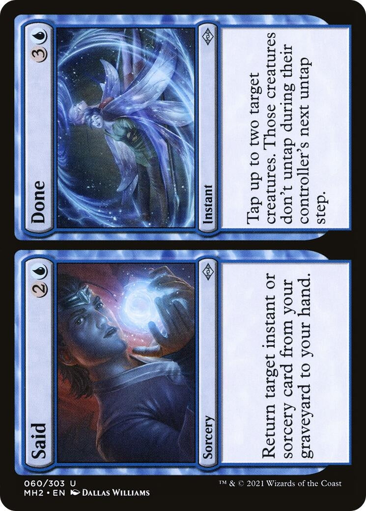Image for Said // Done (60) [Modern Horizons 2] - Magic: The Gathering