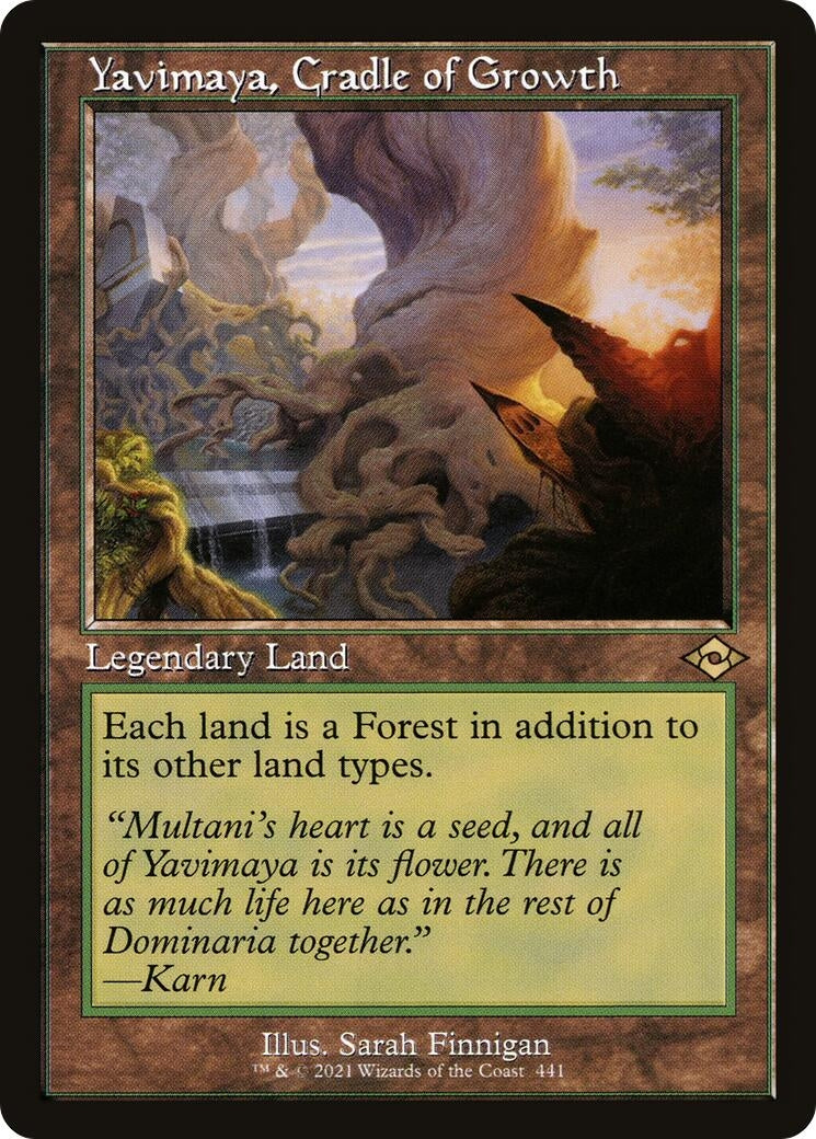 Image for Yavimaya, Cradle of Growth (Retro Frame) (441) [Modern Horizons 2] - Magic: The Gathering