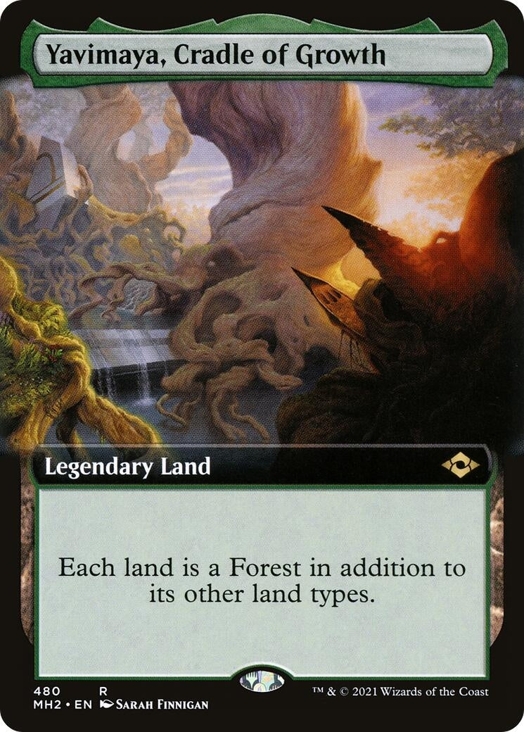 Image for Yavimaya, Cradle of Growth (Extended Art) (480) [Modern Horizons 2] - Magic: The Gathering