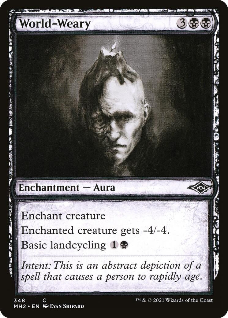 Image for World-Weary (Showcase) (348) [Modern Horizons 2] - Magic: The Gathering
