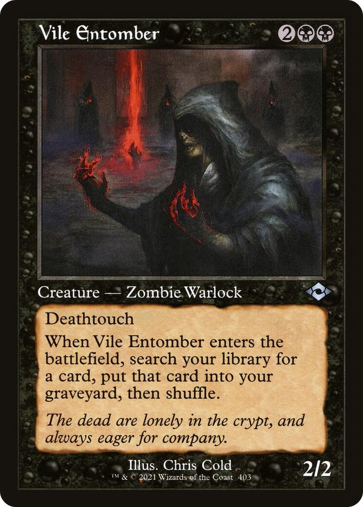 Image for Vile Entomber (Retro Frame) (403) [Modern Horizons 2] - Magic: The Gathering