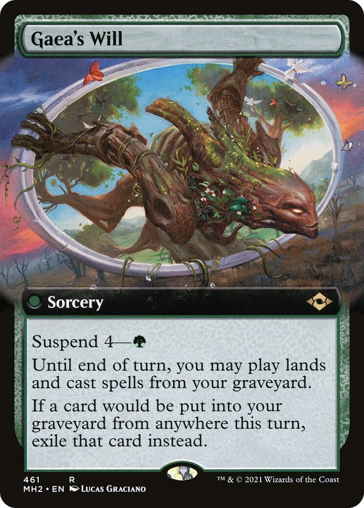 Image for Gaea's Will (Extended Art) (461) [Modern Horizons 2] - Magic: The Gathering