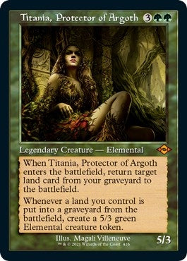 Image for Titania, Protector of Argoth (Retro Frame) (Foil Etched) (416) [Modern Horizons 2] - Magic: The Gathering