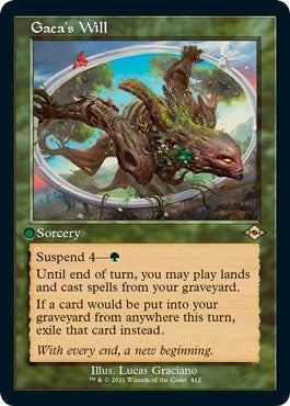 Image for Gaea's Will (Retro Frame) (Foil Etched) (412) [Modern Horizons 2] - Magic: The Gathering