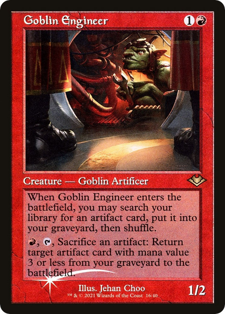 Goblin Engineer (Retro Frame) (16) [Modern Horizons]