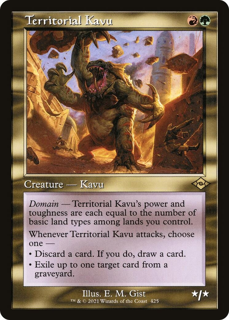 Image for Territorial Kavu (Retro Frame) (425) [Modern Horizons 2] - Magic: The Gathering