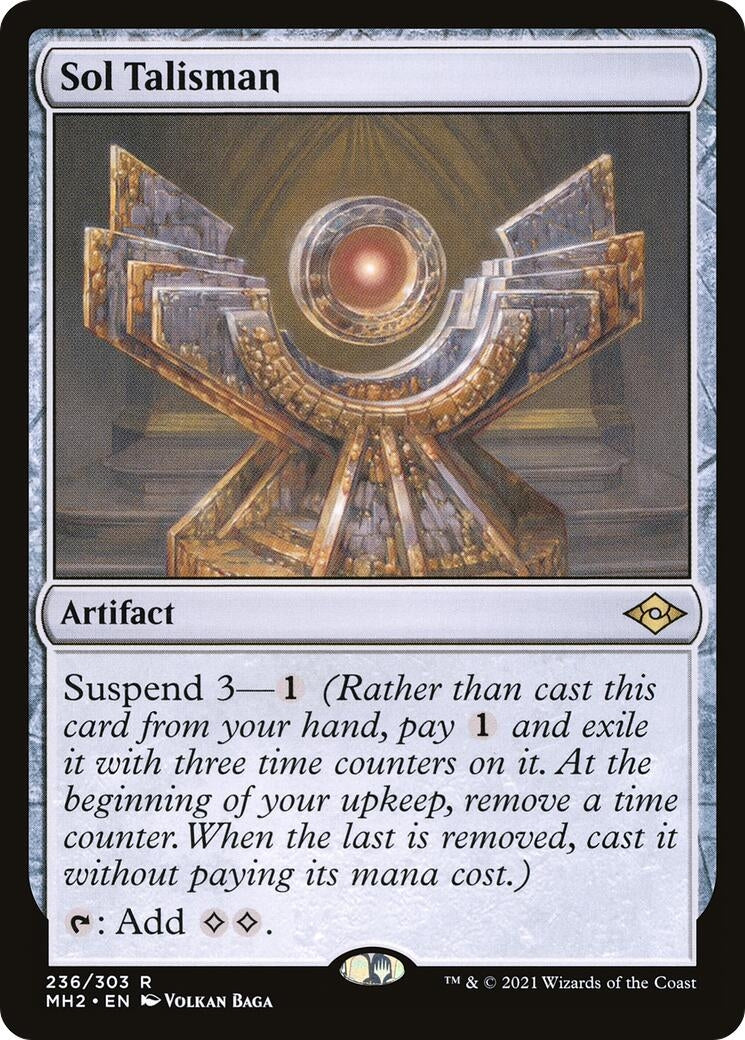 Image for Sol Talisman (236) [Modern Horizons 2] - Magic: The Gathering