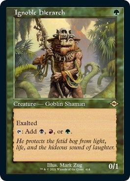 Image for Ignoble Hierarch (Retro Frame) (Foil Etched) (414) [Modern Horizons 2] - Magic: The Gathering