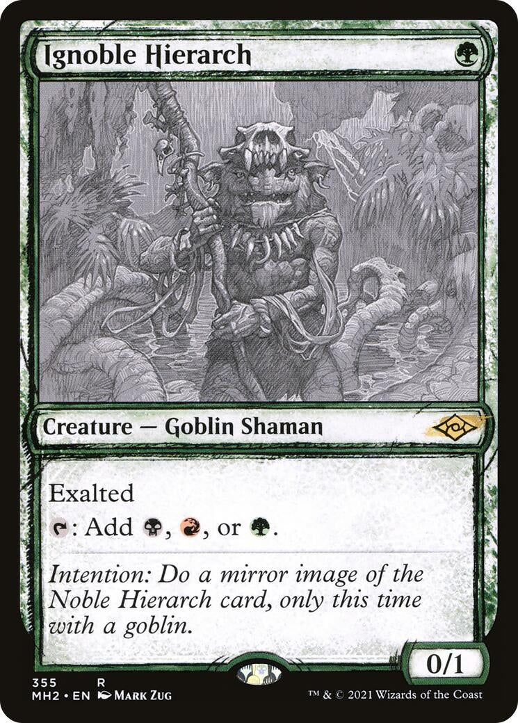 Image for Ignoble Hierarch (Showcase) (355) [Modern Horizons 2] - Magic: The Gathering