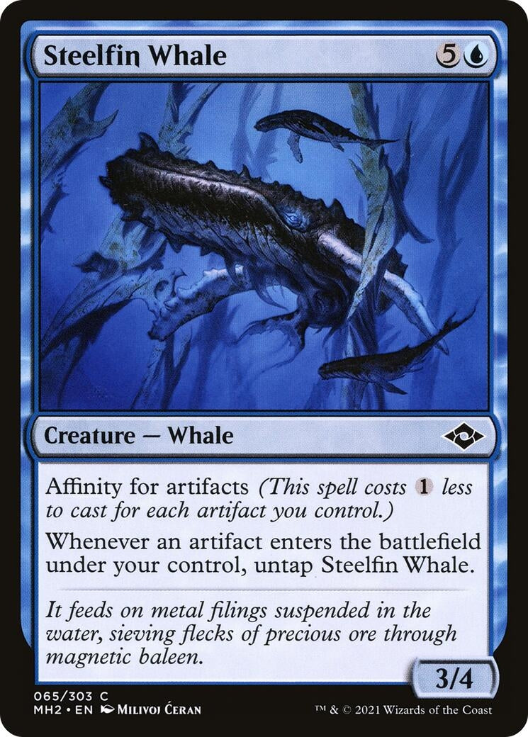 Image for Steelfin Whale (65) [Modern Horizons 2] - Magic: The Gathering