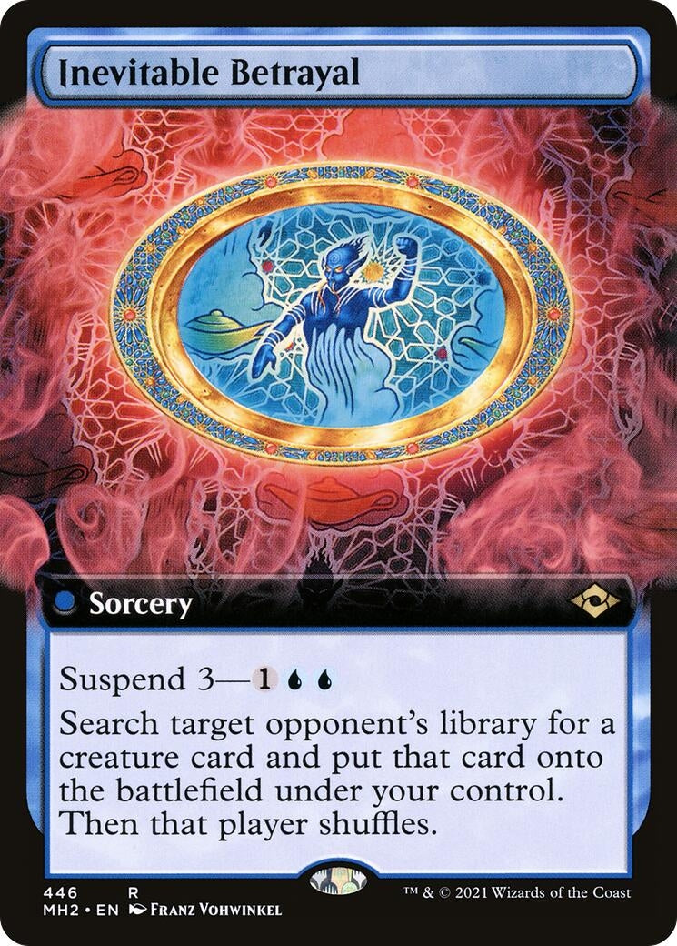 Image for Inevitable Betrayal (Extended Art) (446) [Modern Horizons 2] - Magic: The Gathering