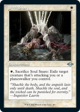 Image for Soul Snare (Retro Frame) (Foil Etched) (387) [Modern Horizons 2] - Magic: The Gathering