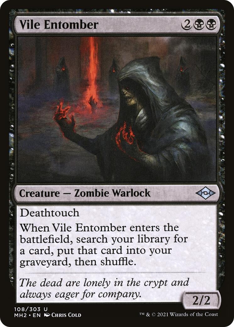 Image for Vile Entomber (108) [Modern Horizons 2] - Magic: The Gathering