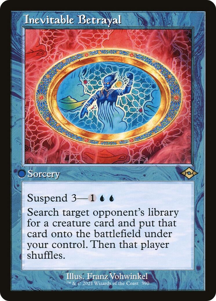 Image for Inevitable Betrayal (Retro Frame) (390) [Modern Horizons 2] - Magic: The Gathering