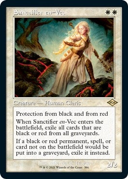 Image for Sanctifier en-Vec (Retro Frame) (Foil Etched) (386) [Modern Horizons 2] - Magic: The Gathering