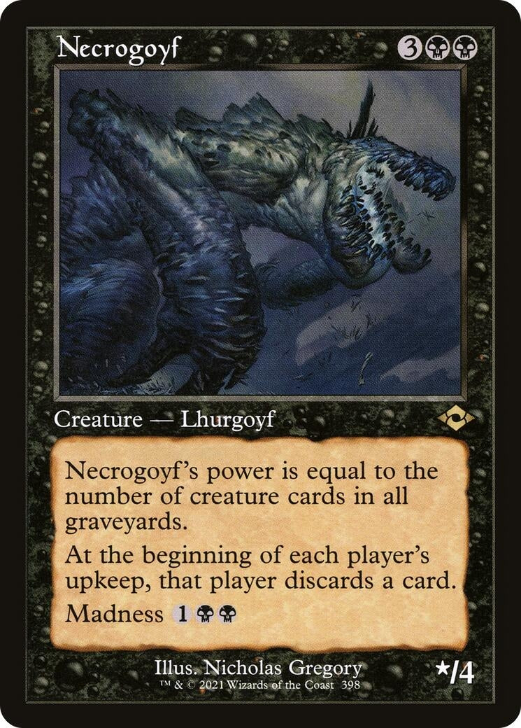 Image for Necrogoyf (Retro Frame) (398) [Modern Horizons 2] - Magic: The Gathering