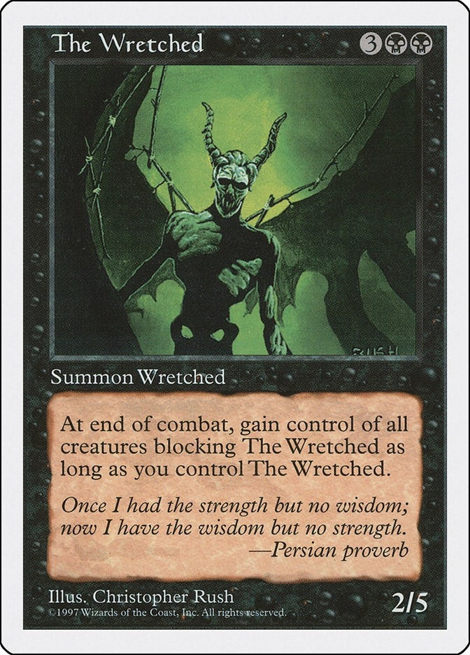 Image for The Wretched [Fifth Edition] - Magic: The Gathering