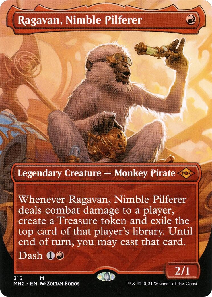 Image for Ragavan, Nimble Pilferer (Borderless) (315) [Modern Horizons 2] - Magic: The Gathering