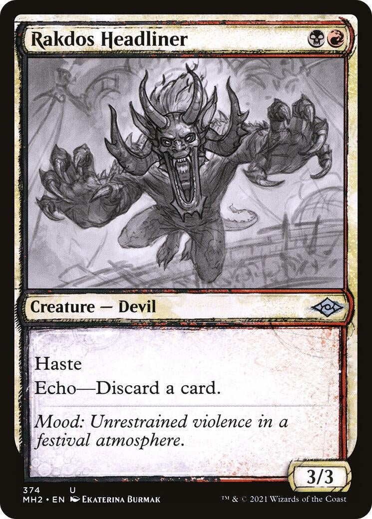 Rakdos Headliner (Showcase) (374) [Modern Horizons 2]