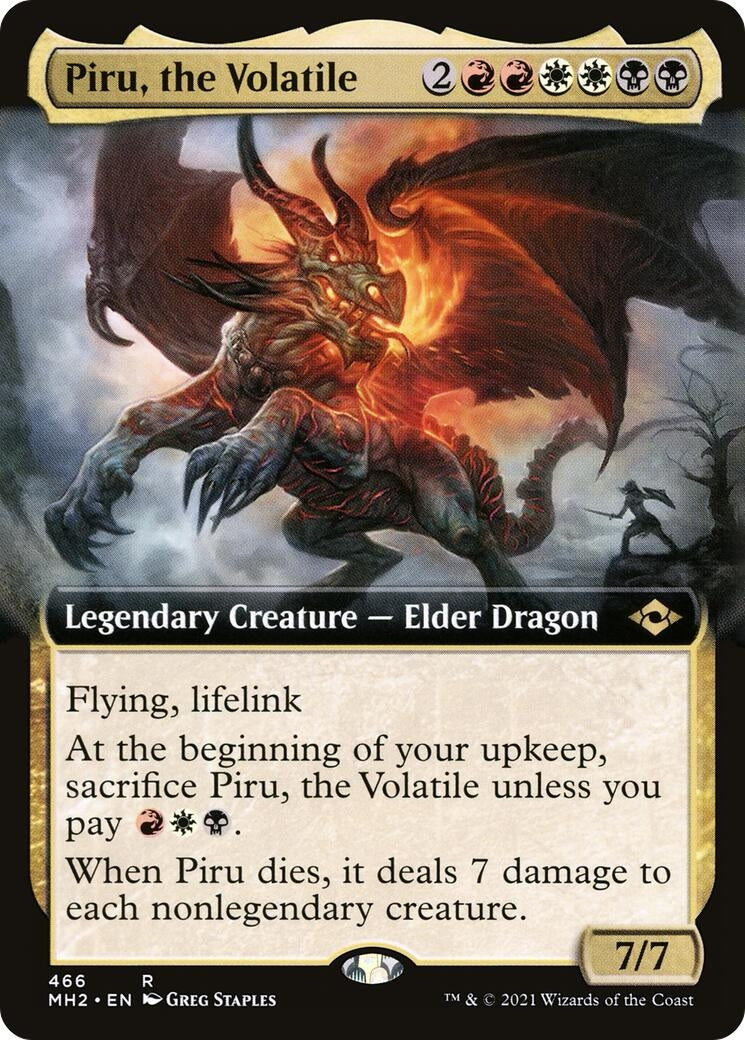 Image for Piru, the Volatile (Extended Art) (466) [Modern Horizons 2] - Magic: The Gathering