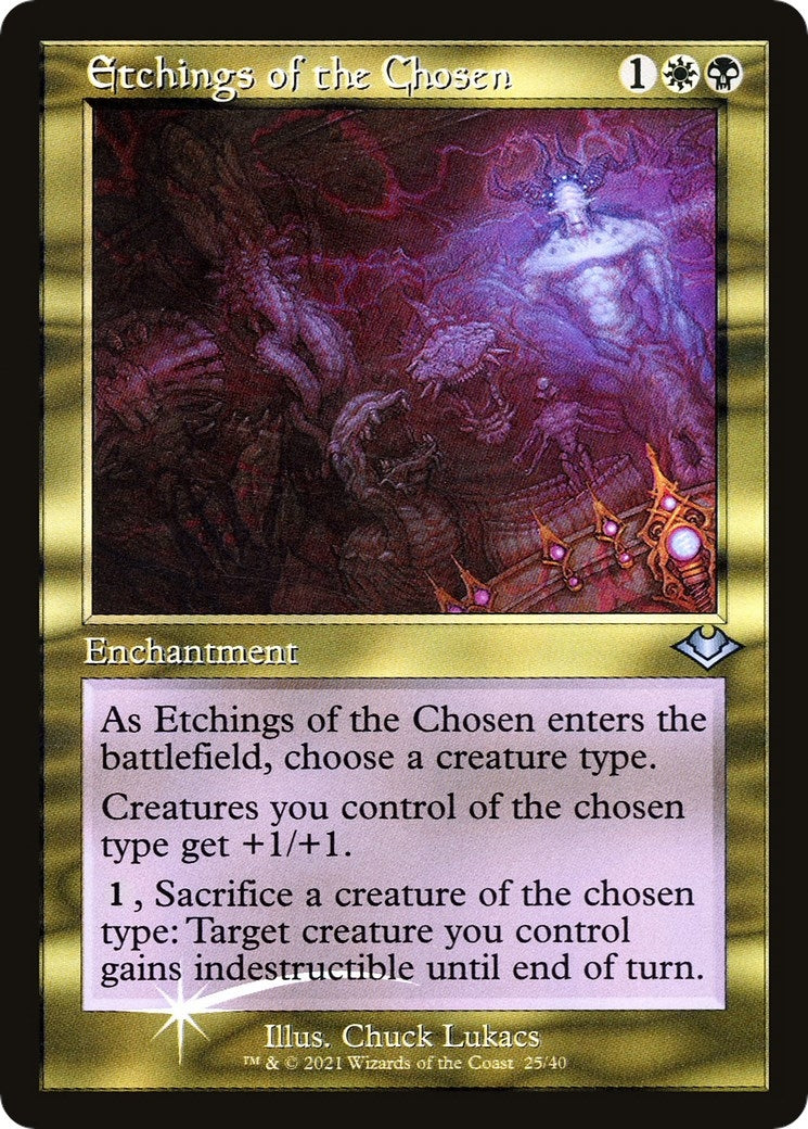 Etchings of the Chosen (Retro Frame) (25) [Modern Horizons]