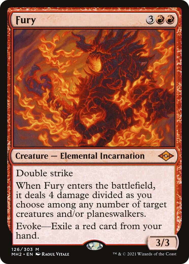 Image for Fury (126) [Modern Horizons 2] - Magic: The Gathering