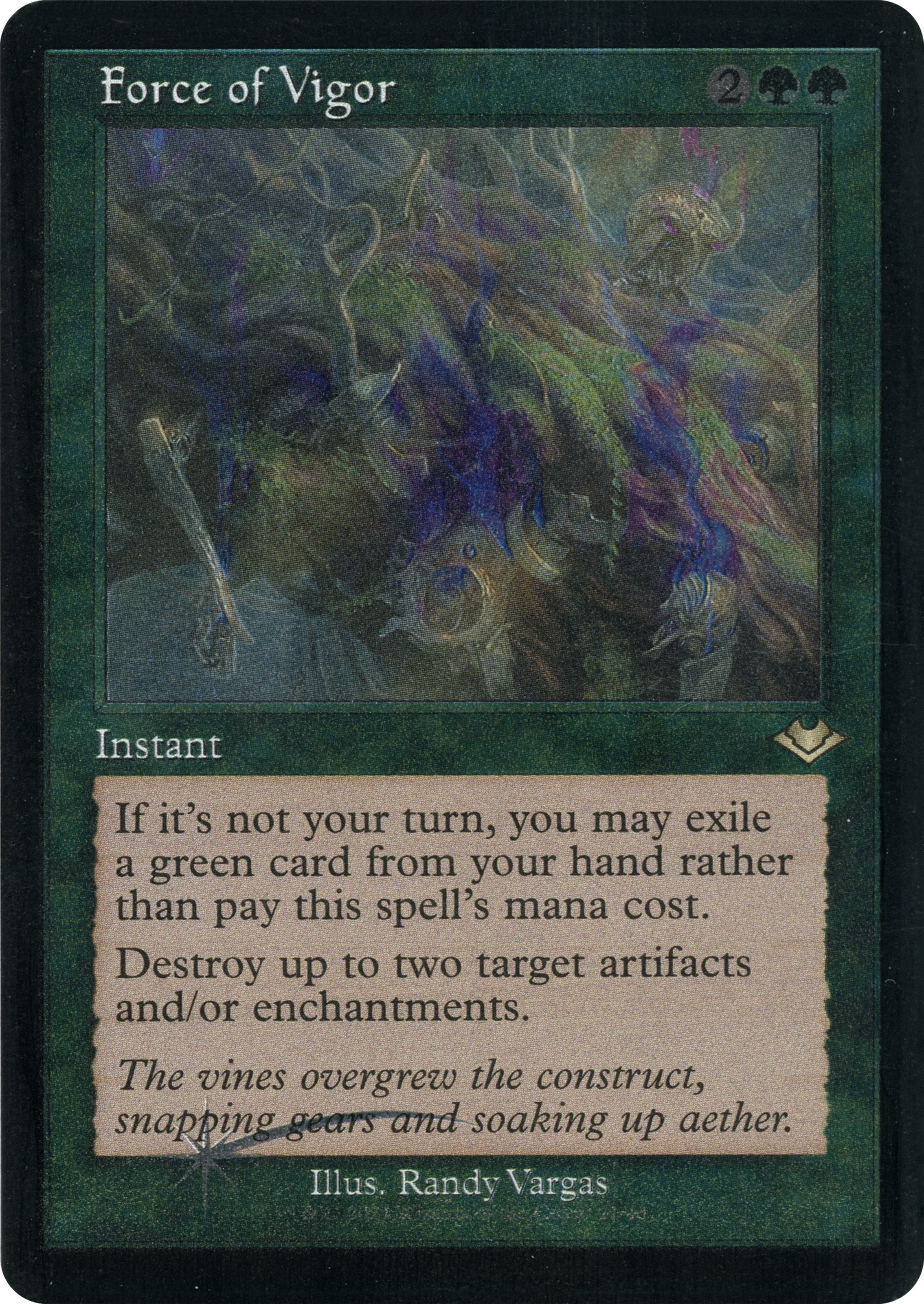 Image for Force of Vigor (Retro Frame) (Foil Etched) (21) [Modern Horizons] - Magic: The Gathering
