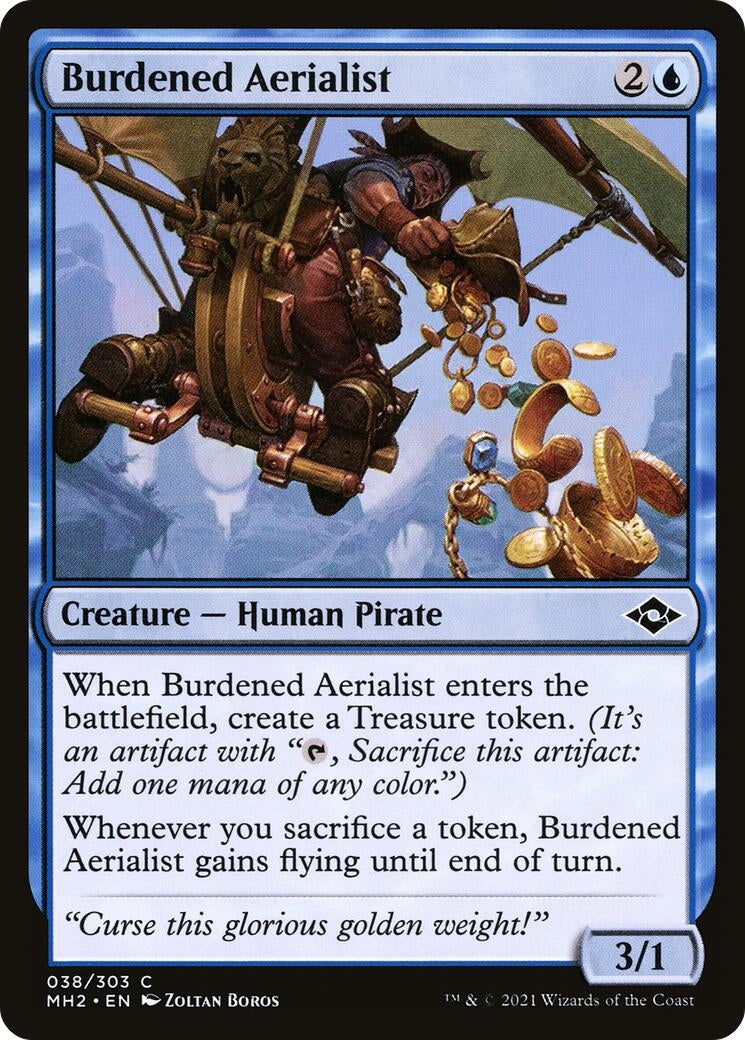 Image for Burdened Aerialist (38) [Modern Horizons 2] - Magic: The Gathering