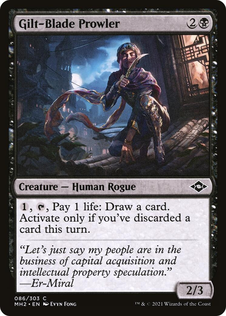 Image for Gilt-Blade Prowler (86) [Modern Horizons 2] - Magic: The Gathering
