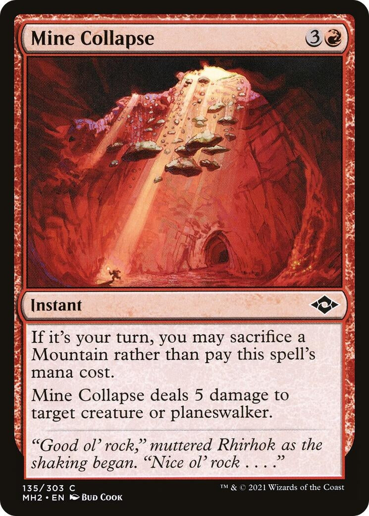 Image for Mine Collapse (135) [Modern Horizons 2] - Magic: The Gathering