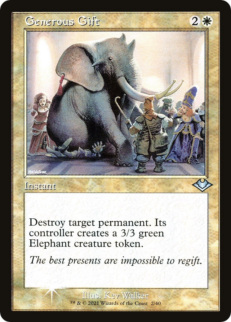 Image for Generous Gift (Retro Frame) (2) [Modern Horizons] - Magic: The Gathering
