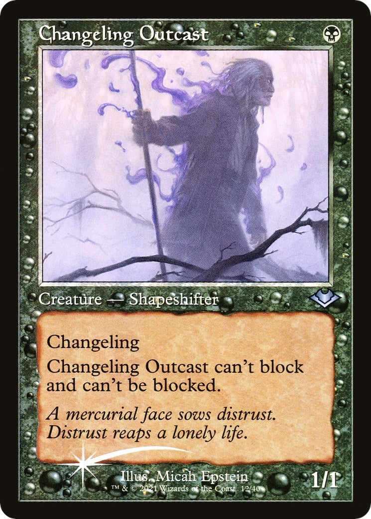 Image for Changeling Outcast (Retro Frame) (12) [Modern Horizons] - Magic: The Gathering