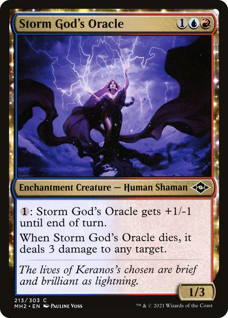 Image for Storm God's Oracle (213) [Modern Horizons 2] - Magic: The Gathering