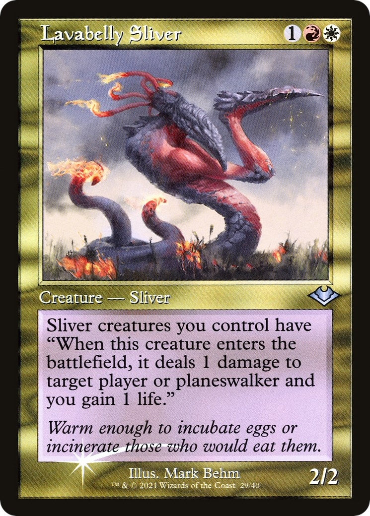 Image for Lavabelly Sliver (Retro Frame) (29) [Modern Horizons] - Magic: The Gathering