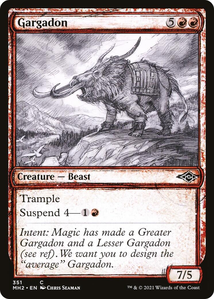 Image for Gargadon (Showcase) (351) [Modern Horizons 2] - Magic: The Gathering