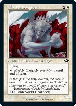 Image for Marble Gargoyle (Retro Frame) (Foil Etched) (382) [Modern Horizons 2] - Magic: The Gathering