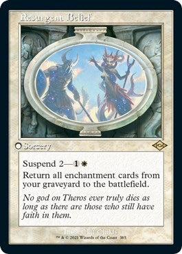 Image for Resurgent Belief (Retro Frame) (Foil Etched) (385) [Modern Horizons 2] - Magic: The Gathering