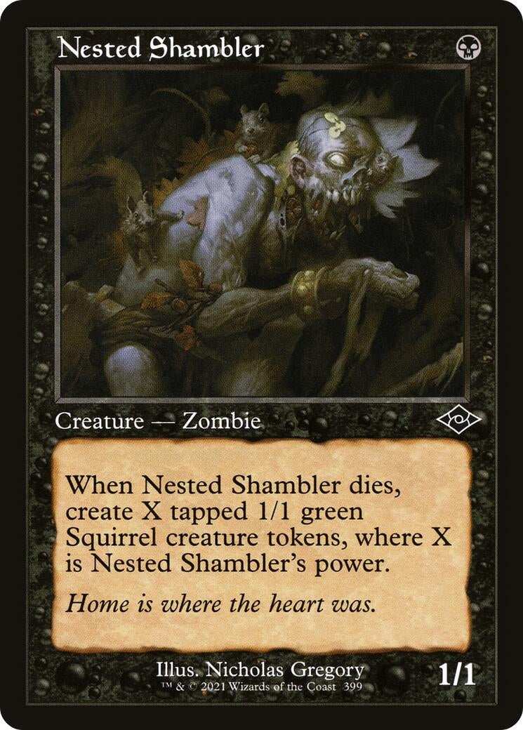 Image for Nested Shambler (Retro Frame) (399) [Modern Horizons 2] - Magic: The Gathering