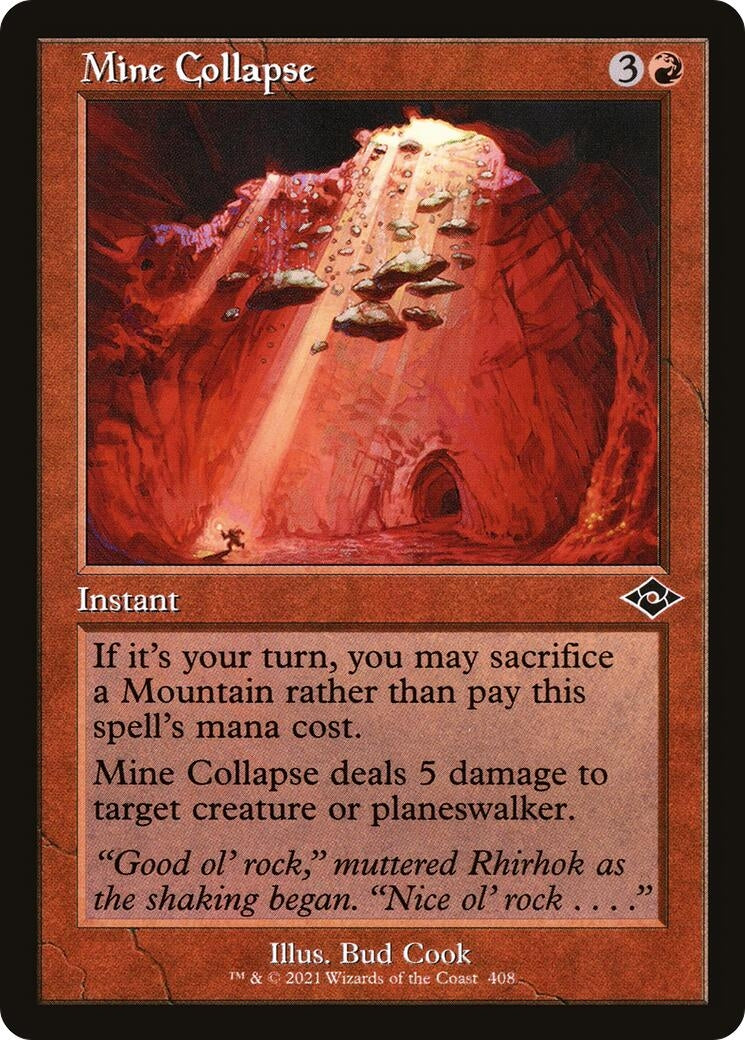 Image for Mine Collapse (Retro Frame) (408) [Modern Horizons 2] - Magic: The Gathering