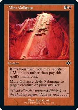 Image for Mine Collapse (Retro Frame) (Foil Etched) (408) [Modern Horizons 2] - Magic: The Gathering