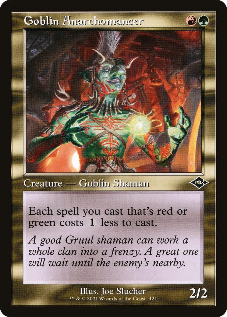 Image for Goblin Anarchomancer (Retro Frame) (421) [Modern Horizons 2] - Magic: The Gathering