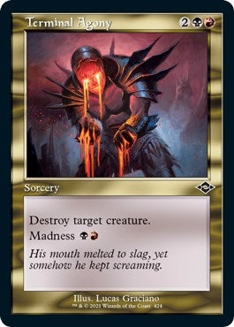 Image for Terminal Agony (Retro Frame) (Foil Etched) (424) [Modern Horizons 2] - Magic: The Gathering