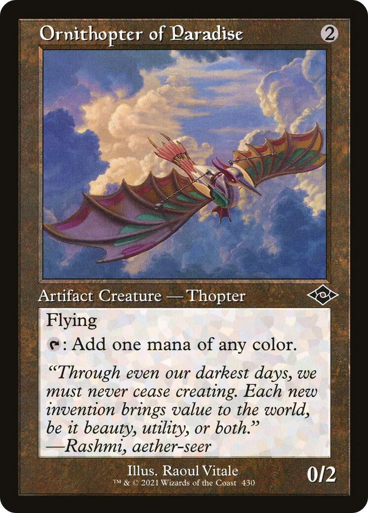 Ornithopter of Paradise (Retro Frame) (430) [Modern Horizons 2]