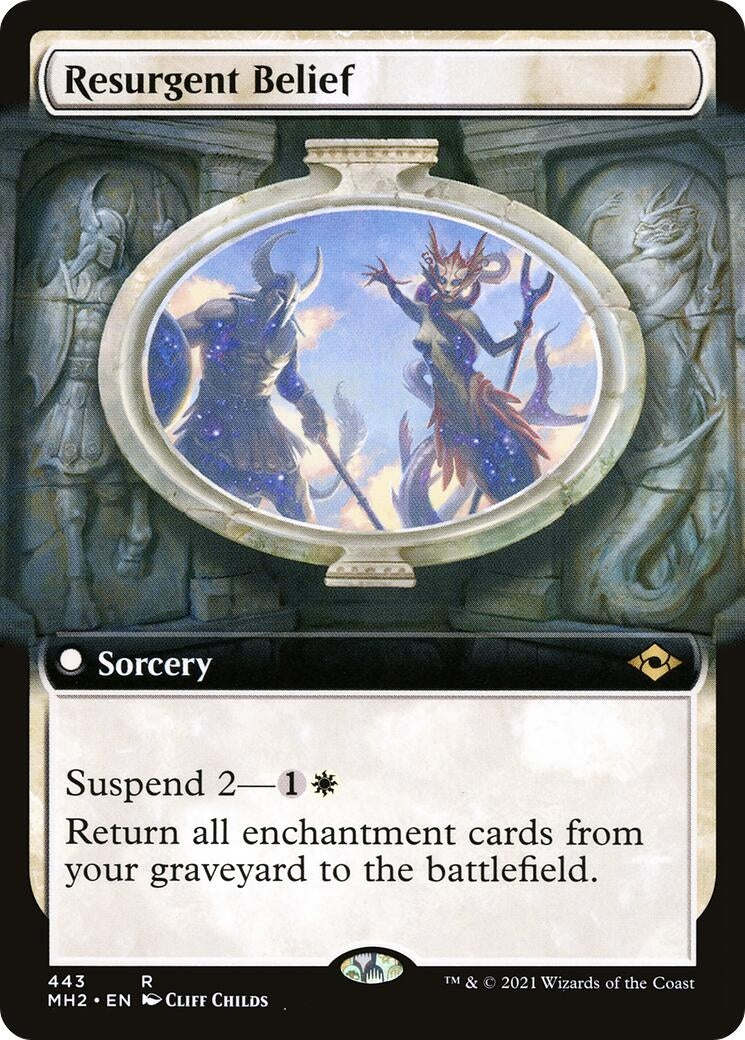 Resurgent Belief (Extended Art) (443) [Modern Horizons 2]