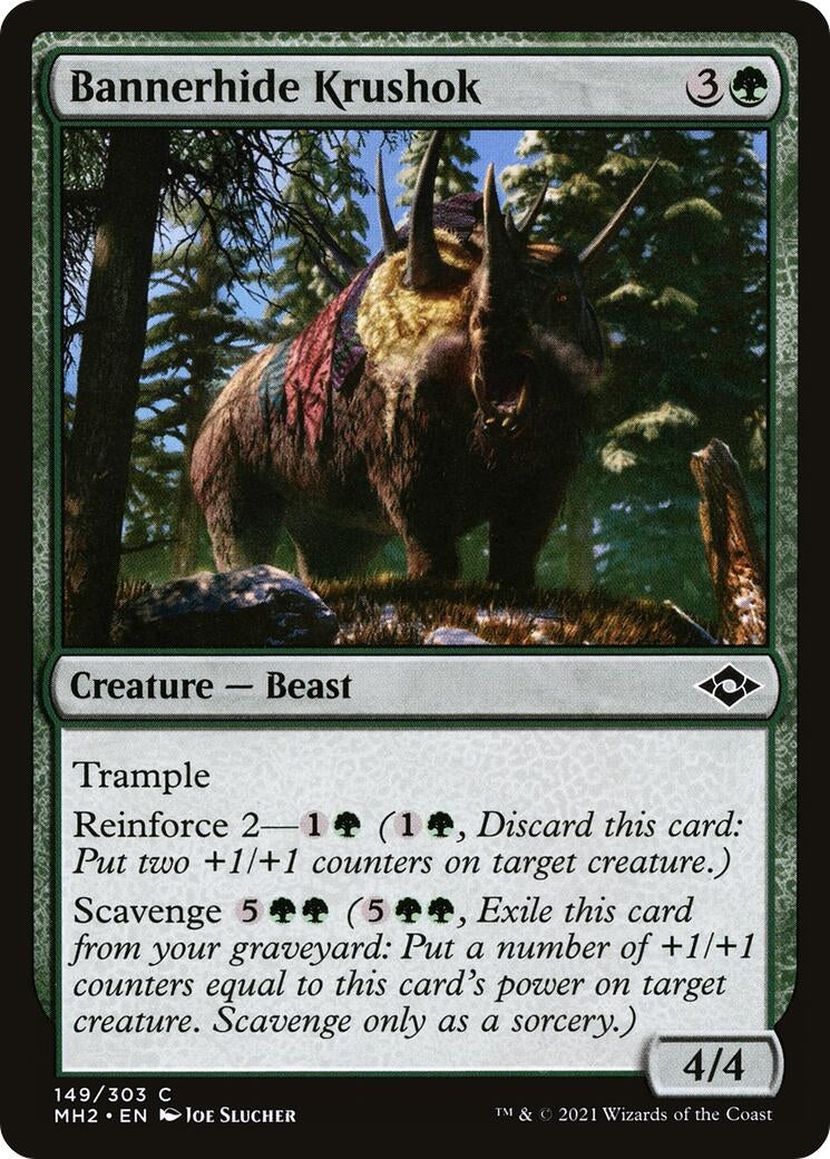 Image for Bannerhide Krushok (149) [Modern Horizons 2] - Magic: The Gathering